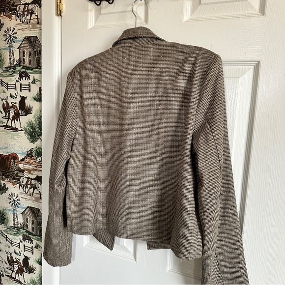 Plaid Rhinestone Blazer - Picture 3 of 3